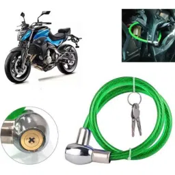 Auto Pearl PVC &a; Plastic Green Heavy Duty Cable Lock for Roadster 650, 049-picture-10