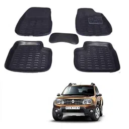 Kozdiko 5 Pcs 3D Black Car Foot Mat Set for Renault Duster, koz_67955-picture-47
