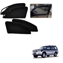 Kozdiko 6 Pcs Black Magnetic Zipper Car Sunshade Curtain Set for Ford Endeavour-picture-11