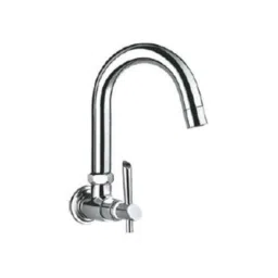 Hindware Immacula Stainless Steel Chrome Wall Mounted Star Rated Sink Cock with Swivel, F110021SCP-picture-11
