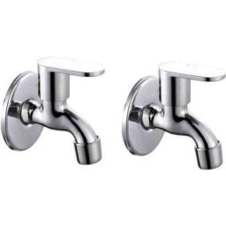 IRIS Opal Stainless Steel Chrome Finish Bib Cock with Wall Flange (Pack of 2)-picture-28