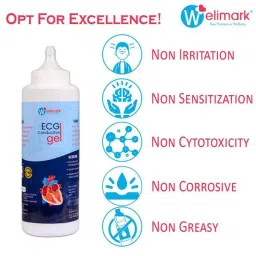 Welimark WM-USG-01 5000ml White Professional Grade Electrode ECG Conductive Gel, 1N-L7IN-0K6G (Pack of 20) image 3