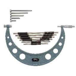 Mitutoyo 104-138 Range 6-12 inch Outside Micrometer with Interchangable Anvils-picture-19