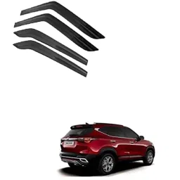 Kozdiko Plastic Black Car Door Visor for Kia Seltos-picture-26