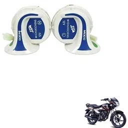 Kozdiko 2 Pcs 18-in-1 Mocc Bike Digital Tone Magic Horn Set for TVS Phoenix-1-picture-17