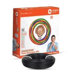 Orient Diamond 2.5 Sqmm Black Single Core PVC Insulated Copper Conductor Unsheathed FR Cable, 711FRC5K0250D, Length: 90 m-picture-20