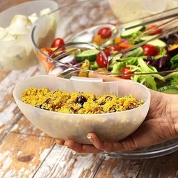 maison & cuisine Salad Bar Salad Serving Pot (712-101) Bowl, Spoon, Tray Serving Set image 3