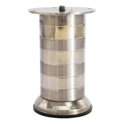 RAB 3 inch Stainless Steel Silver Tuton Finish Sofa Leg (Pack of 2)-image-38