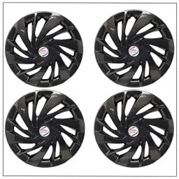 Auto Pearl 4 Pcs 12 inch ABS Black Car Wheel Cover Set for Maruti Suzuki Alto 800 2019 image 4