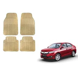Kozdiko 4 Pcs Rubber Beige Car Simple Foot Mat Set for Tata Sumo Grand-picture-36
