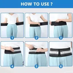 trendkart Sacroiliac Si Joint Hip Belt For Men & Women - Si Joint Hip Belt Back / Lumbar Support image 4