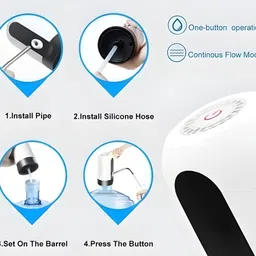 naxsam NX-WP001 Automatic Water Can Dispenser Pump With Rechargeable Battery Bottled Water Dispenser image 2