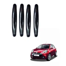 Spreadx Plastic Car Compact Black Colour Elegant Door Guard Protection Universal Type for Renault Pulse Set Of 4 Pcs, SPR-4WRXAX-picture-45