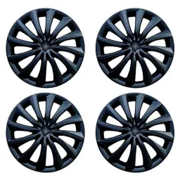 Auto Pearl 4 Pcs 14 inch Black Car Wheel Cover Set for Maruti Suzuki Wagon-R VXI image 2