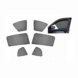 Trac Zipper Magnetic Car Sun Shades Curtain For Maruti Suzuki Ertiga Model Year-2012,2016 (Pack of 6)-picture-29