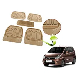 Kozdiko 5 Pcs Rubber Beige 3G Rubber Mat Set for Mercedes Benz C-Class-picture-10