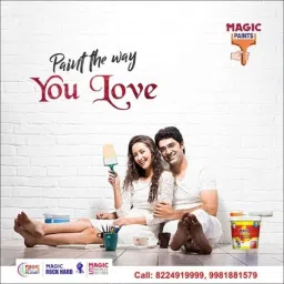 Magic Paints Gain 4 Litre Lemon Yellow High-Gloss Refinish Automotive Paint for Cars, Trucks, Tractors &a; Pickup image 5