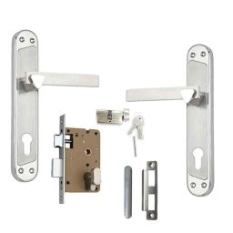 Atom Colt Stain Finish Double Stage Mortise Lock Set with 3 Keys-picture-33
