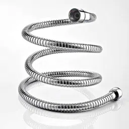 Cluster Round Chrome Finish ABS Health Faucet with Hook &a; 1.2m Stainless Steel Flexible Tube, CLHF-09 image 2