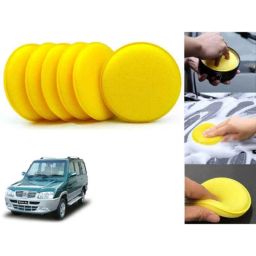 Auto Pearl Polyurethane Beige Washing &a; Waxing Polish Foam Sponge for ICML Rhino (Pack of 6)-picture-40