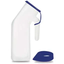 Fidelis Healthcare 1L Plastic White &a; Blue Premium Urine Pot, FM023-L005-picture-14
