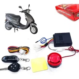 Auto Pearl 12V Black Two-Way Anti Theft Motorcycle Alarm Kit with 2 Pcs Remote for E Star-picture-27
