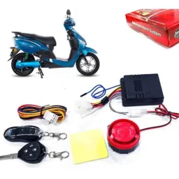 Auto Pearl 12V Black Two-Way Anti Theft Motorcycle Alarm Kit with 2 Pcs Remote for Electric Optima BS6-picture-30