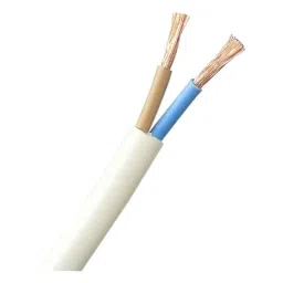 Super GEC Premium 1 Sqmm White Multi Round 2 Core Copper Wires, Length: 90 m-picture-32