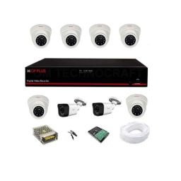 CP Plus 1.3MP White &a; Black 6 Dome &a; 2 Bullet Camera with 8 Channel DVR &a; Hard Drive Kit, B01NH5B7WX-picture-44