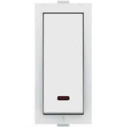 Rapid Stylish 6A 1 Module 1 Way White Switch with Indicator, R-2004 (Pack of 20)-picture-35