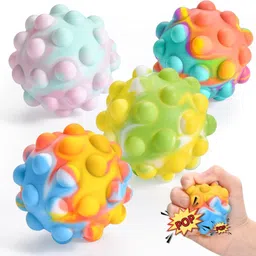 aktoon toys Pop It Lighting Ball Fidget Toys for Kids Pickleball Ball image 2