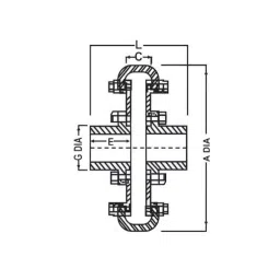 Unique PH-292S 80mm Tyre Type Automatic Flexible Cushion Coupling image 3