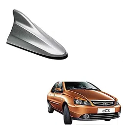 Auto Pearl ABS Silver Universal Replacement Shark Fin Car Roof Antenna For Tata Indigo CS-picture-48