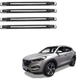 Kozdiko 4 Pcs Designer Black Bumper Protector Set for Hyundai Tucson-picture-44