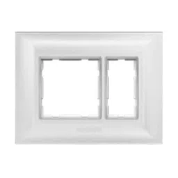 Anchor Ziva 4 Module White Cover Plate with Chrome Collar &a; Base Frame, 68904-C (Pack of 20)-picture-30