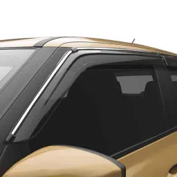 GFX GFWV-057 Silver Line 4 Pcs Wind Visor Set for TATA Altroz 2019 image 5