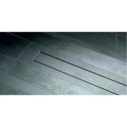Aquieen 36x4 inch Stainless Steel 304 Tile Shower Centre Hole Channel Water Drainer with Anti-Foul Cockroach Trap-picture-39