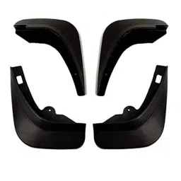 Auto Pearl 4 Pcs ABS Black Front &a; Rear Cup Type Mud Flaps Car Splash Guard Set for Maruti Suzuki Alto 800 image 2