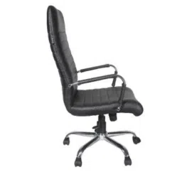 Advanto Leatherette Black High Back Executive Office Chair with Cushioned Seat, ADVN LN BL HB 2010 image 3