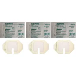 Romsons GS-3045 6x7cm Adhesive Transparent I.V. Catheter Fixator Dressing, AG-ROMOFIX-02 (Pack of 3) image 1