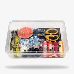 Elegant Casa DIY Sewing Kit for Kids with 10 Assorted Thread Spools image 5