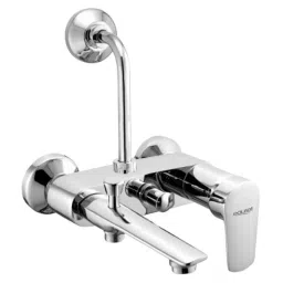 Eauset Otra Brass Chrome Finish Single Lever Wall Mixer with Provision for Overhead &a; Hand Shower, FOT128-picture-20
