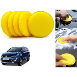 Auto Pearl Polyurethane Beige Washing &a; Waxing Polish Foam Sponge for Hexa 2017-2020 (Pack of 5)-picture-42