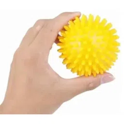 Agarwals 3 inch Non-Toxic Rubber Yellow Dog Teething Toy image 3