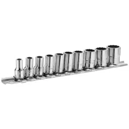 Facom 10 Pcs 1/4 inch Drive Standard Socket Set 12-Point, RB.40AE-picture-36