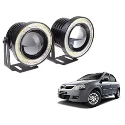 Kozdiko 2 Pcs 15W 3.5 inch High Power White LED Projector COB Fog Light Set with White Angel Eye Ring for Mahindra Verito, koz_72551-picture-45