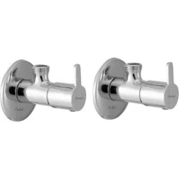 Cloudtail by Prestige Floras Stainless Steel Chrome Finish Wall Mounted Angle Valve with Wall Flange (Pack of 2)-picture-30