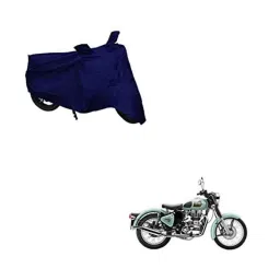 Kozdiko Matty Black Bike Body Cover for Royal Enfield Classic 350, koz_81980-picture-37