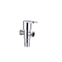 ZAP Geo Brass Chrome Finish 2 Way Angle Valve-picture-32
