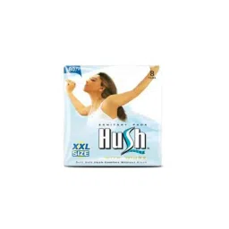Hush Ultra Thin 8 Pcs 320mm Straight Sanitary Napkins with Wings, HUT-8-7 (Pack of 6)-picture-20